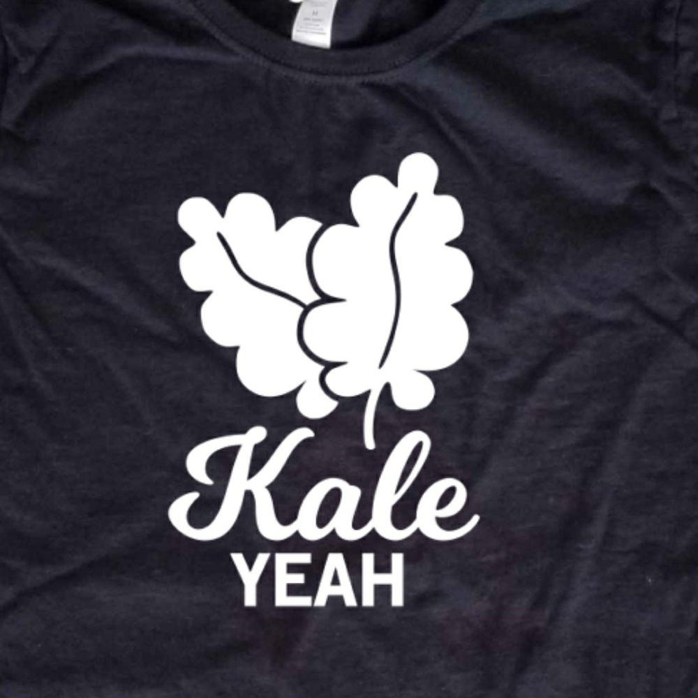 Kale Yeah / Ladies Fitted T-shirt / funny shirt - Picture 2 of 3
